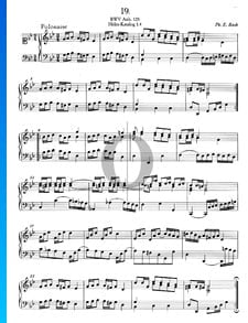 Polonaise G Minor, BWV Anh. 125