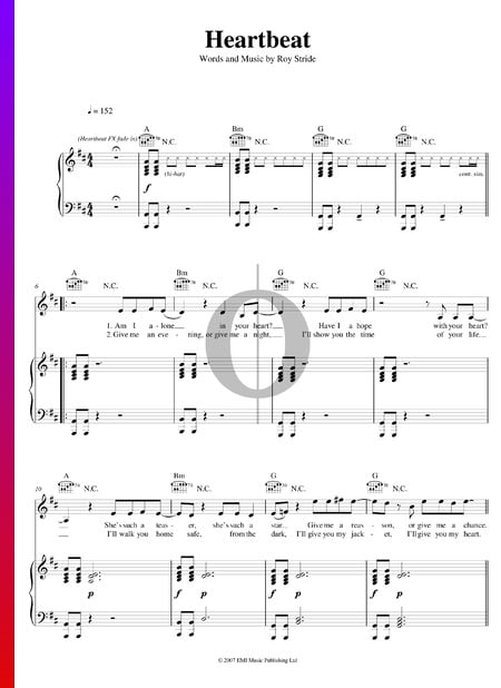 Heartbeat Sheet Music