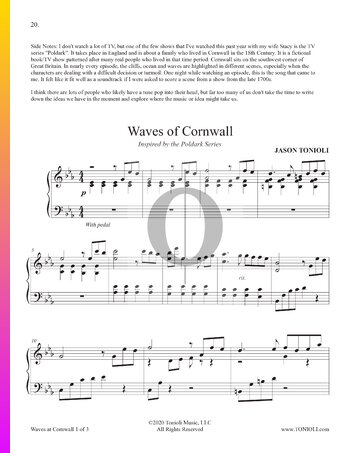 Waves Of Cornwall Sheet Music