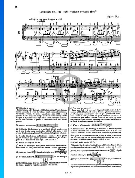 Polonaise In B-flat Major, Op. 71 No. 2