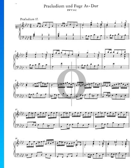 Prelude 17 A-flat Major, BWV 862