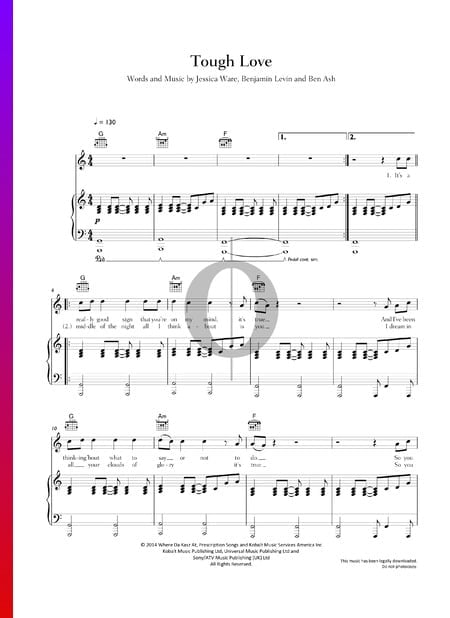 Tough Love Sheet Music