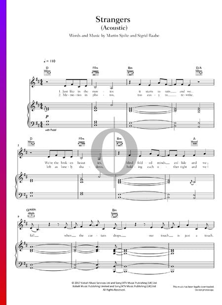Strangers Sheet Music