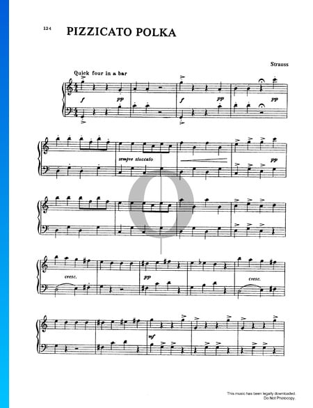 Pizzicato Polka Sheet Music