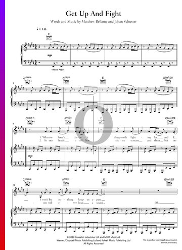 Get Up And Fight Sheet Music