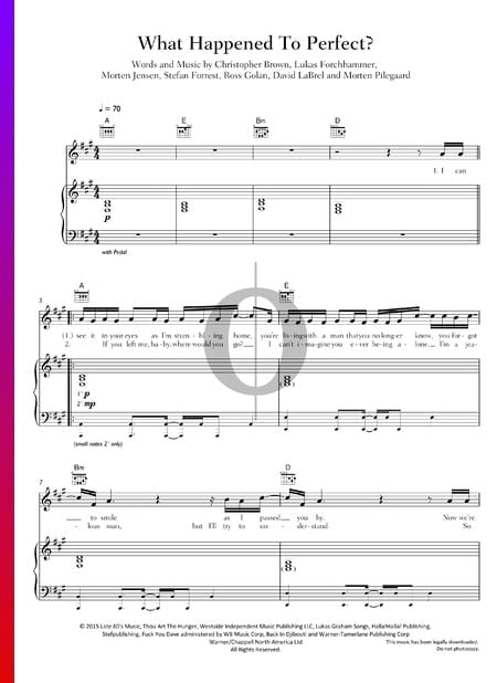 What Happened To Perfect Musik-Noten