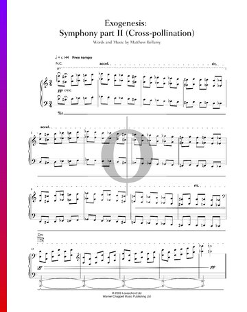 Exogenesis Symphony Part 2 (Cross Pollination) Musik-Noten