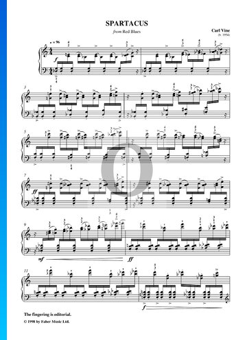 Red Blues: 4. Spartacus Sheet Music