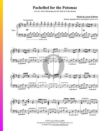 Pachelbel For The Potomac Sheet Music