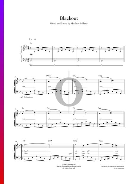 Blackout Sheet Music