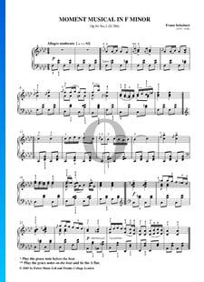Moment Musical F Minor, Op. 94 No. 3 (D 780)