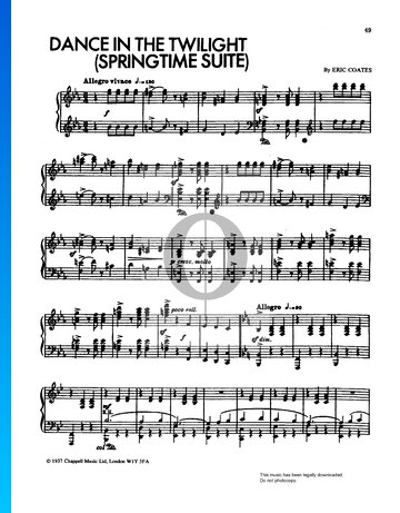 Springtime Suite: Dance In The Twilight Musik-Noten