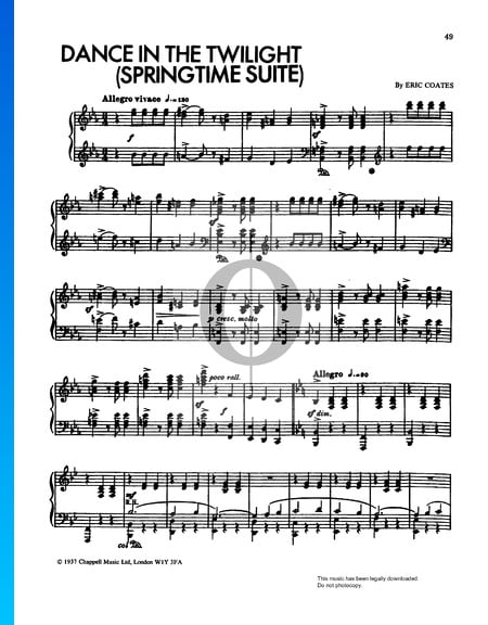 Springtime Suite: Dance In The Twilight Sheet Music