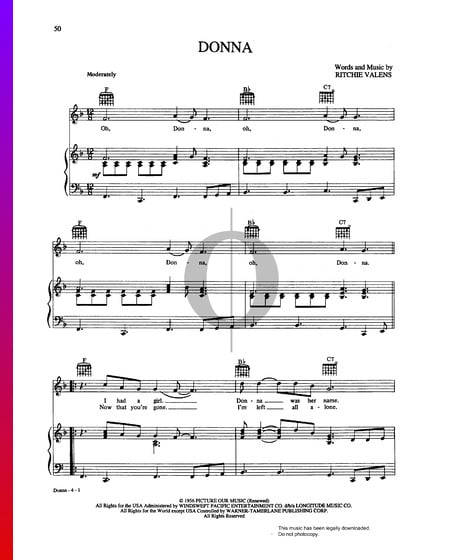 Donna Musik-Noten