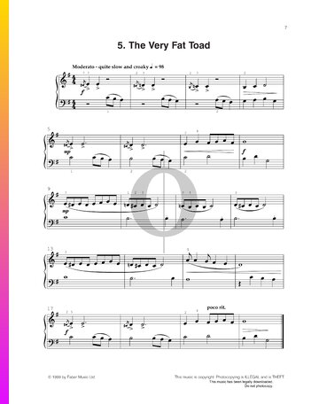 The Very Fat Toad Sheet Music