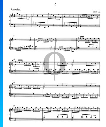 Sonatina a-Moll, HWV 584 Musik-Noten
