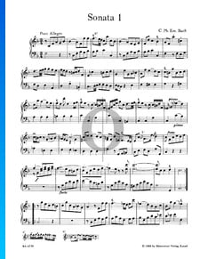 Sonate No. 1, Wq 48: 1. Poco Allegro