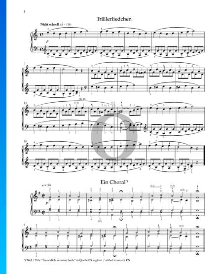 Chorale, Op. 68 No. 4 Sheet Music