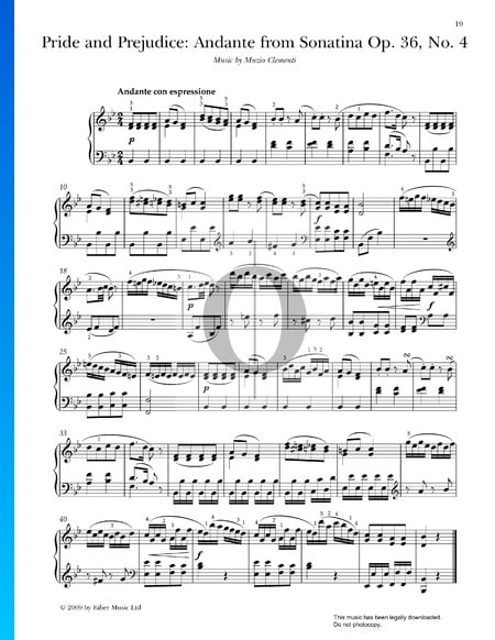 Sonatina in F Major, Op. 36 No. 4: 2. Andante con espressione
