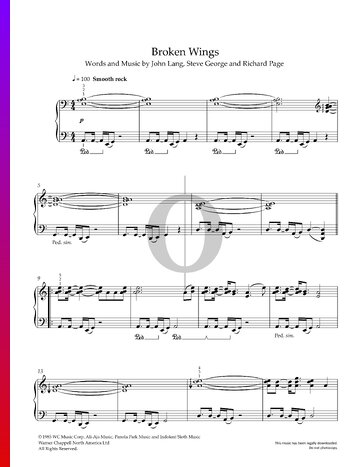 Broken Wings Sheet Music