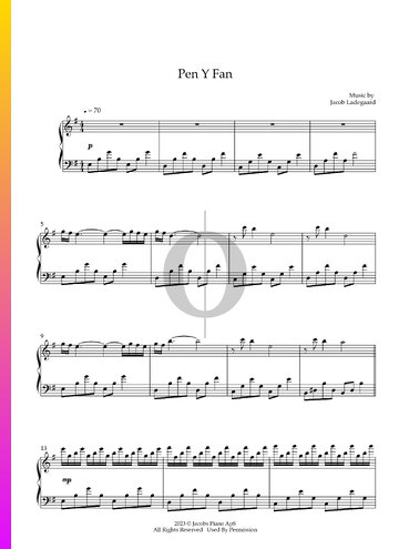 Pen Y Fan Sheet Music
