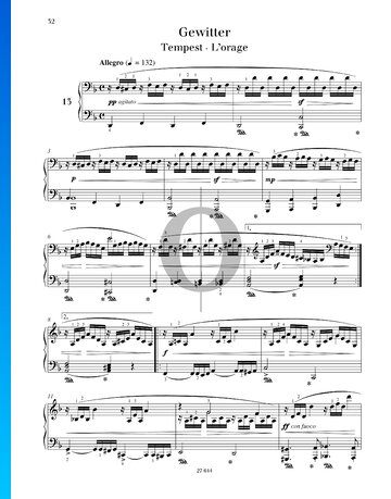 Schnelligkeit, Op. 109 Nr. 13 Musik-Noten