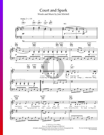 Court And Spark Musik-Noten