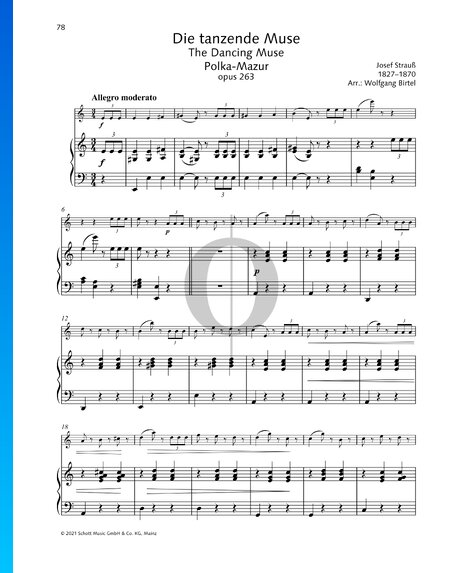 Die tanzende Muse, Op. 263
