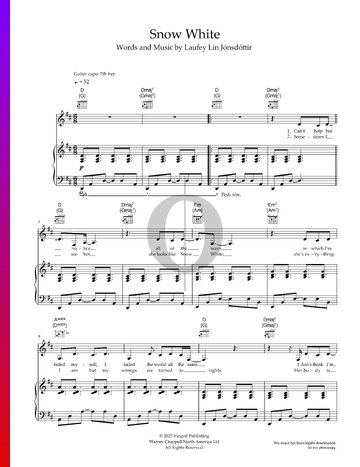 Snow White Sheet Music