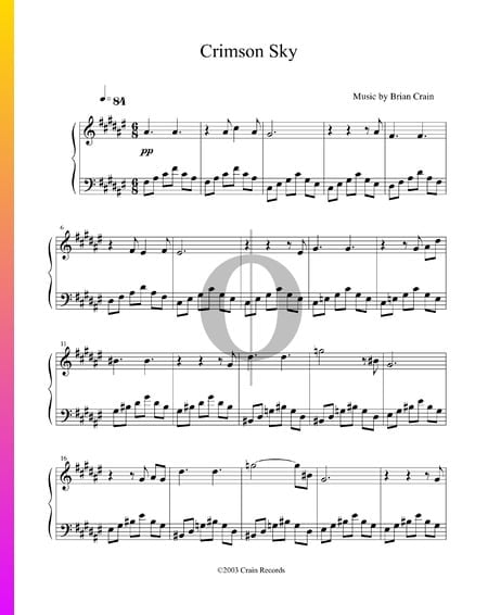Crimson Sky Sheet Music