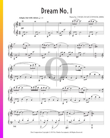 Dream No. 1 Partitura