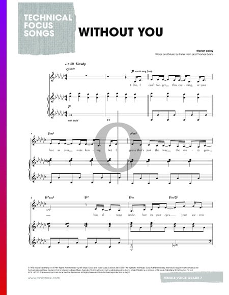 Without You Musik-Noten