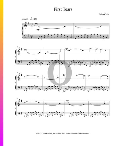 First Tears Musik-Noten