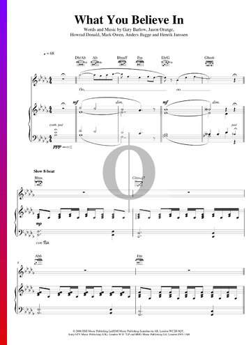 What You Believe In Partitura