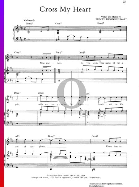 Cross My Heart Sheet Music