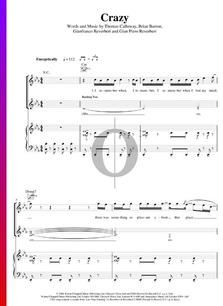 Crazy Sheet Music