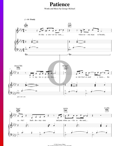 Patience Sheet Music