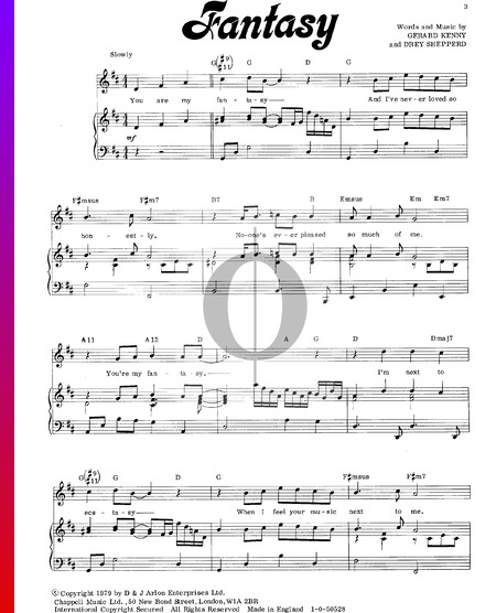 Fantasy Musik-Noten