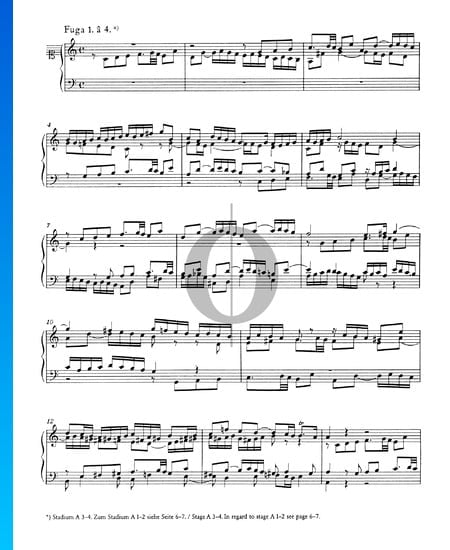 Fuge 1 C-Dur, BWV 846