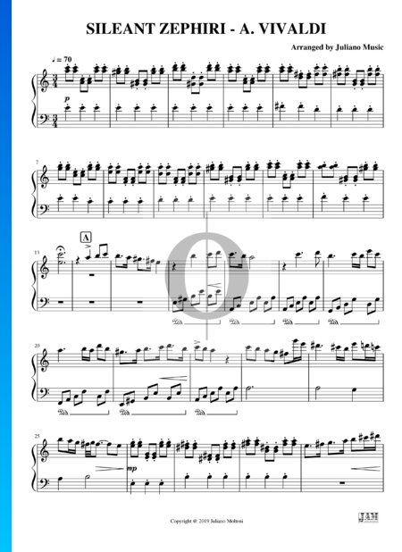 Filiae Maestae Jerusalem, RV 638: 2. Sileant Zephyri Partitura