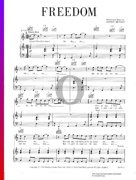 Freedom Musik-Noten