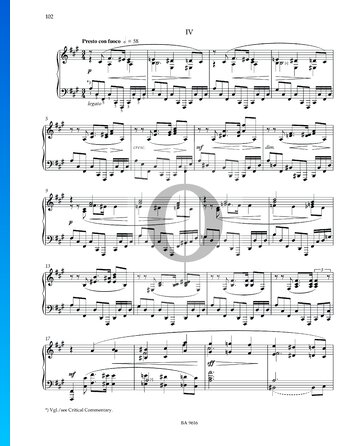 Sonata No. 3 in F-sharp Minor, Op. 23: 4. Presto con fuoco Spartito