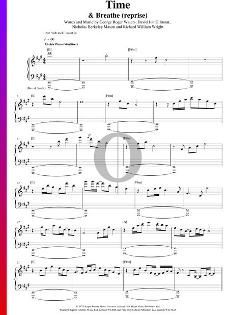 Time & Breath (Reprise) Sheet Music