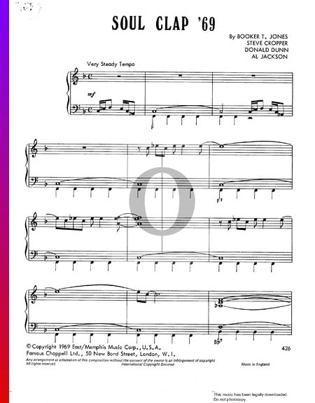 Soul Clap '69 Sheet Music