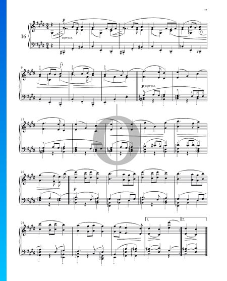 Valse, Op. 39 No. 16 Partition