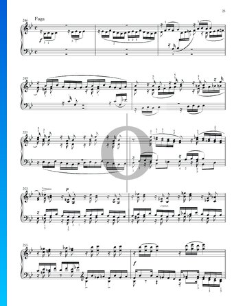 Variationen und Fuge über ein Thema von Händel, Op. 24: Fuge Musik-Noten