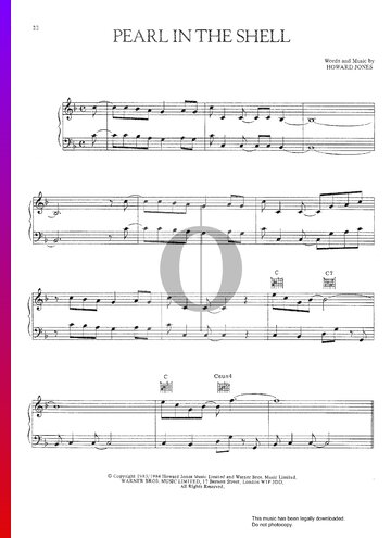Pearl In The Shell Sheet Music