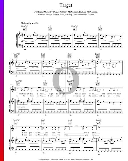 Target Sheet Music