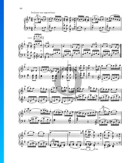 Piano Sonata No. 8 D Major, KV 311 (284c): 2. Andante con espressione