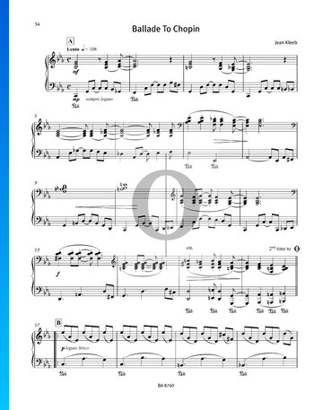 Ballade to Chopin Musik-Noten